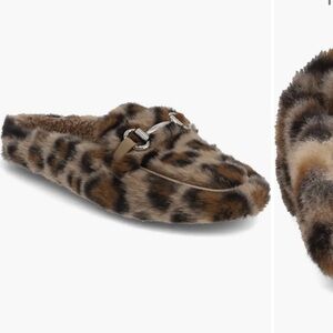 Cheetah slipper